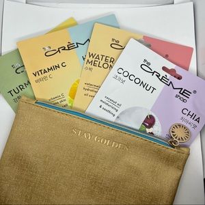 Stay Golden ipsy Bag with Masks